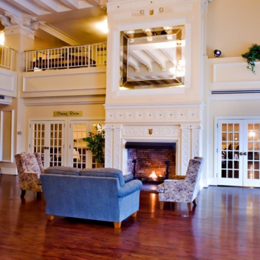 Leland Legacy Lobby - Fireplace
